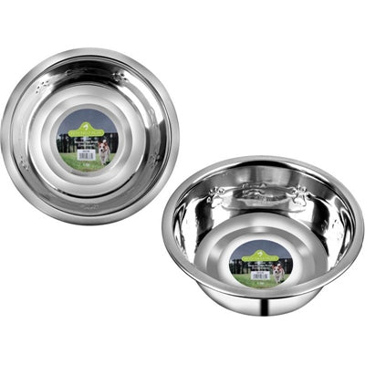 STAINLESS STEEL PET BOWL EMBOSSED 1QT