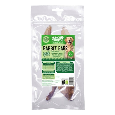MUNCH CRUNCH RABBIT EARS 2PK