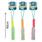 SMART CHOICE DOG TOY HANDLE & BRAIDED ROPE 3 ASSORTED COLOURS