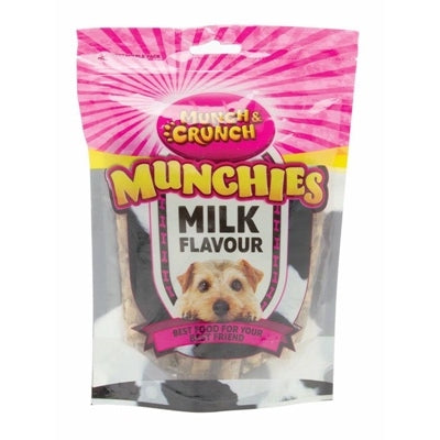 MUNCH & CRUNCH DOG TREAT MUNCHIES MILK STICKS 250G
