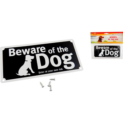 BEWARE OF THE DOG SIGN