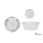 PET SMART S/S 28CM EMBOSSED PET BOWL 28CM