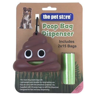 THE PET STORE POOP BAG DISPENSER REFILL BAGS