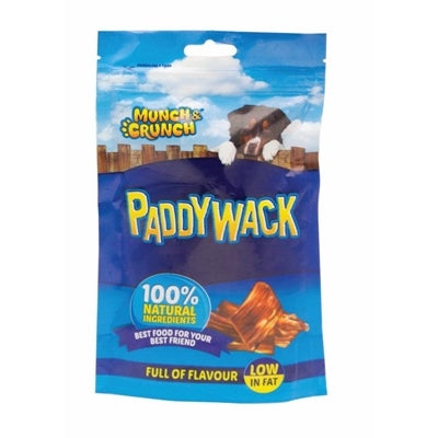 MUNCH & CRUNCH DOG TREAT PADDYWAK BEEF 100G