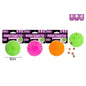 SMART CHOICE DOG TOY RUBBER BALL WITH GIGGLE NOISE 3 ASSORTED COLOURS
