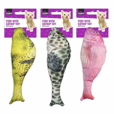 FISH WITH CATNIP TOY