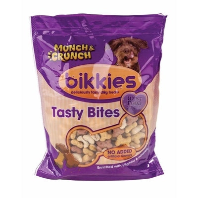 MUNCH & CRUNCH DOG TREATS BIKKIES TASTY BITES 300G