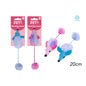 FURRY VIBRATING MOUSE CAT TOY 2 COLOURS
