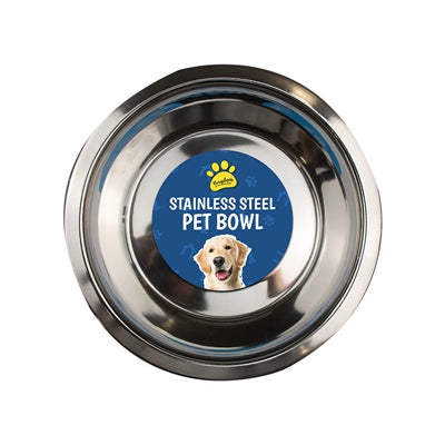 STAINLESS STEEL PET BOWL 21CM