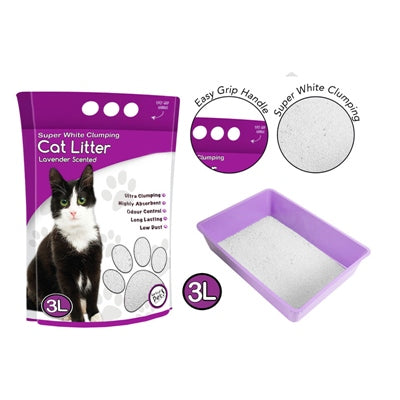 SMART CHOICE CAT CLUMPING LITTER SCENTED WHITE 3L