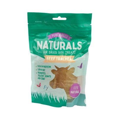PURE BREED DOG TREATS BEEF TRACHEA 50G