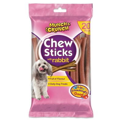 MUNCH & CRUNCH CHEW STICKS BEEF