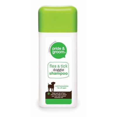 PRIDE & GROOM DOGGIE SHAMPOO FLEA & TICK 300ML