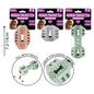 SMART CHOICE TREAT DISPENSING DOG TOY DENTAL FOAM RUBBER 3 ASSORTED SHAPES