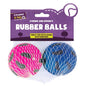 RUBBER PET BALLS PK2