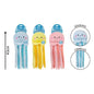 SMART CHOICE PLUSH / CRINKLE DOG TOY JELLYFISH WITH SQUEAKER 3 ASSORTED COLOURS