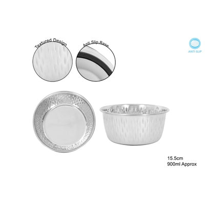 PET SMART S/STEEL 15.5CM PET BOWL