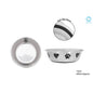 POLISHED STAINLESS STEEL PET BOWL 14CM