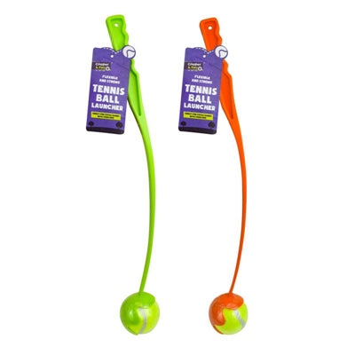DOG TENNIS BALL LAUNCHER 37CM ASSORTED