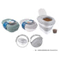SMART CHOICE PET FOOD CONTAINER STORAGE COLLAPSIBLE 2 ASSORTED COLOURS 25L