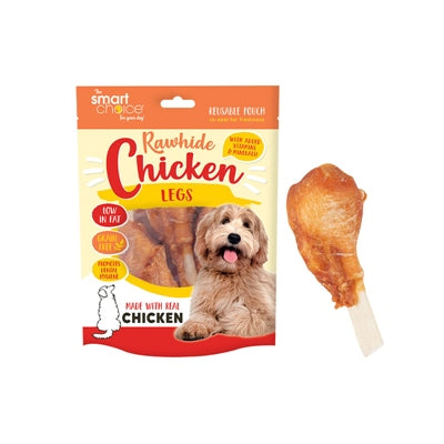 SMART CHOICE 3 RAWHIDE/CHICKEN LEG TREAT