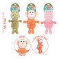 SMART CHOICE PLUSH DOG TOY SOFT ANIMAL WITH SQUEAKER 3 ASSORTED
