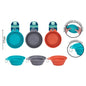 SMART CHOICE PET BOWL WITH CLIP COLLAPSIBLE 500ML 3 ASSORTED COLOURS