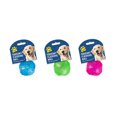 FLASHING AND SQUEAKY PLAY BALL