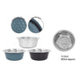 SMART CHOICE PET BOWL STAINLESS STEEL HAMMERED 3 ASSORTED COLOURS 13CM