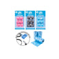 WORLD OF PETS POOP BAG REFILL ROLLS 3 ASSORTED COLOURS PACK OF 3 (45 BAGS)