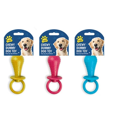 RUBBER DUMMY DOG TOY