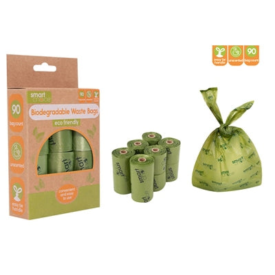 SMART CHOICE POOP BAGS BIODEGRADABLE PACK OF 90