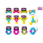 SMART CHOICE DOG TOY DENTAL RUBBER & NYLON 3 ASSORTED SHAPES / COLOURS