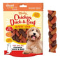 SMART CHOICE DOG TREATS TRIO MEATY BRAID PACK OF 4 120G