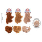SMART CHOICE PLUSH DOG TOY HIGHLAND COW WITH SQUEAKER 3 ASSORTED COLOURS