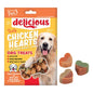 WORLD OF PETS DOG TREATS CHICKEN & VEGETABLE HEARTS 80G