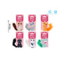 FLUFFY CAT SHAPED CAT TOY W/CATNIP 6ASST