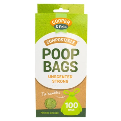 PUREBREED DEGRADABLE POOP BAGS UNSCENTED PACK OF 100