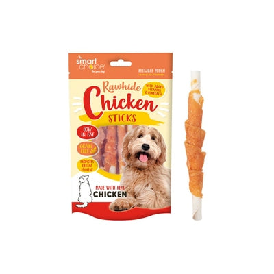 SMART CHOICE 10 RAWHIDE CHICKEN TREAT