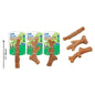 SMART CHOICE DOG TOY DENTAL TEXTURED BAMBOO 3 ASSORTED SHAPES