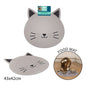 SMART CHOICE FOOD MAT ANTI SLIP CAT HEAD 43X42CM