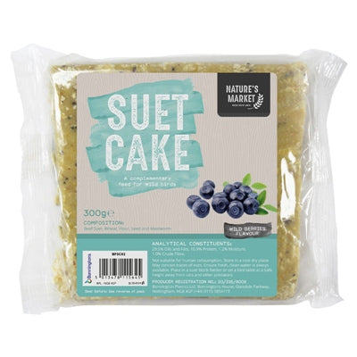 KINGFISHER SUET CAKE WILD BERRY