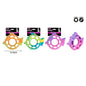 SMART CHOICE DOG TOY RUBBER FLOUNDER FISH 3 ASSORTED COLOURS