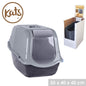 KATS ROMEO CAT LITTER TRAY TOILET HOUSE GREY