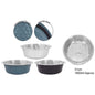 SMART CHOICE PET BOWL STAINLESS STEEL HAMMERED 3 ASSORTED COLOURS 21CM