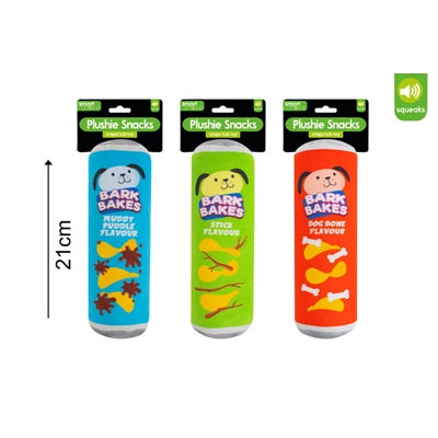 SMART CHOICE SNACKS PLUSH TOY 3 ASSTD