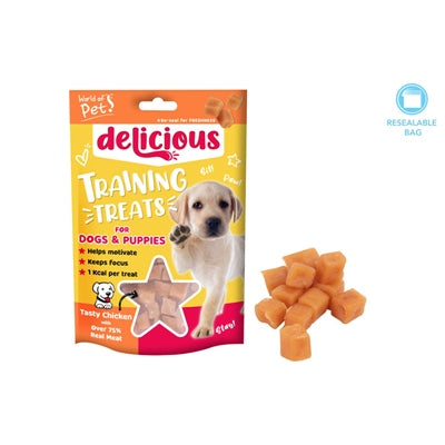 WORLD OF PETS DOG TRAINING TREATS CHICKEN 80G