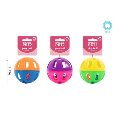 WORLD OF PETS CAT TOY PLAY BALL LARGE