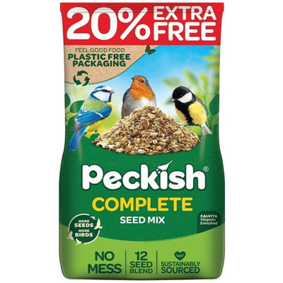 PECKISH COMPLETE SEED MIX 1.7KG + 20% EXTRA FREE