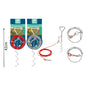 SMART CHOICE DOG TIE OUT CABLE & SPIRAL STAKE 2 ASSORTED COLOURS 5M